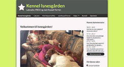 Desktop Screenshot of isnesgaarden.com